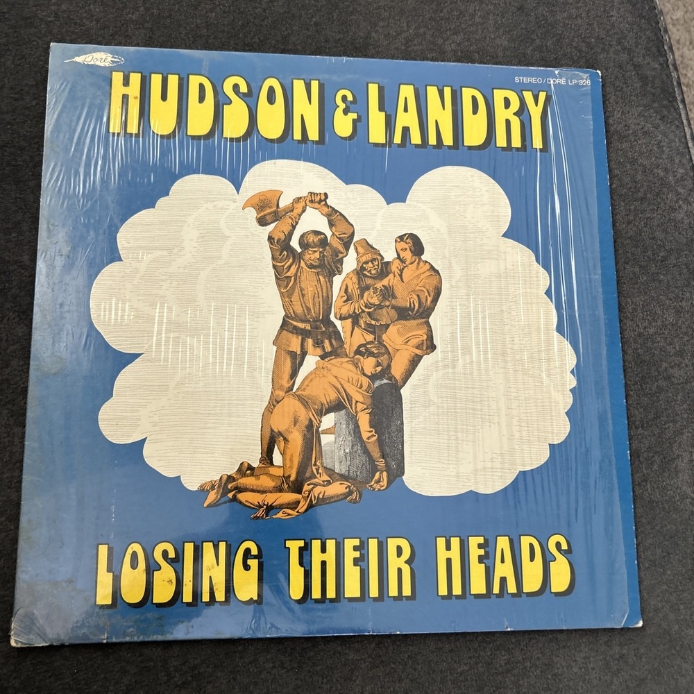 Hudson & Landry Losing Their Heads Record Comedy Album VTG Dore LP 326 VG+